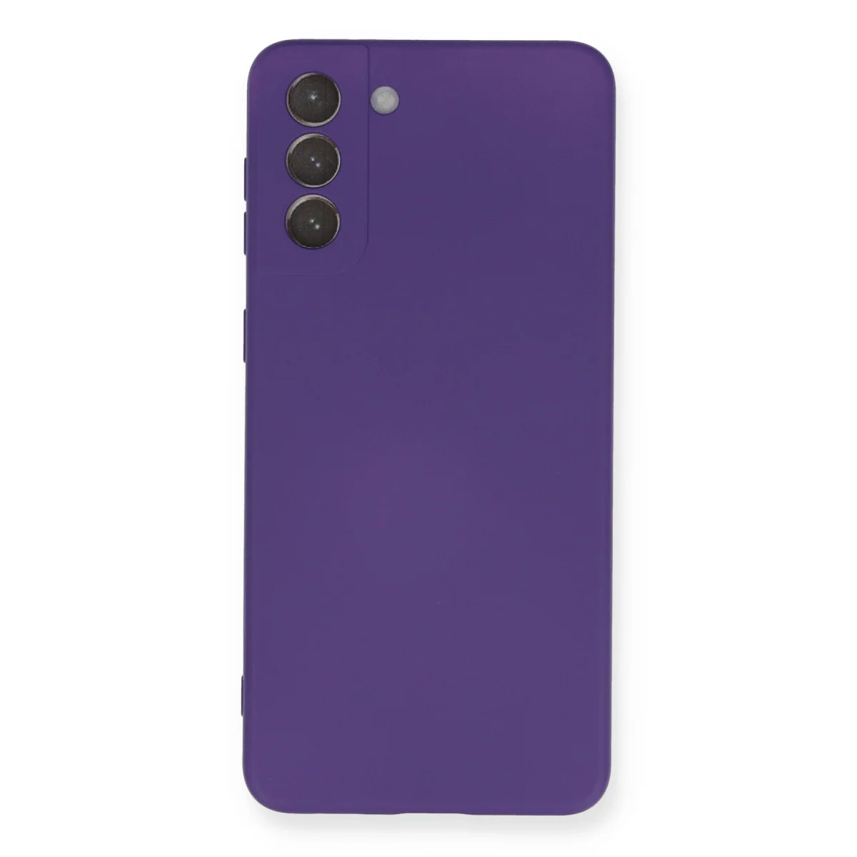 Galaxy S21 Plus Kılıf Nano içi Kadife Silikon - Mor