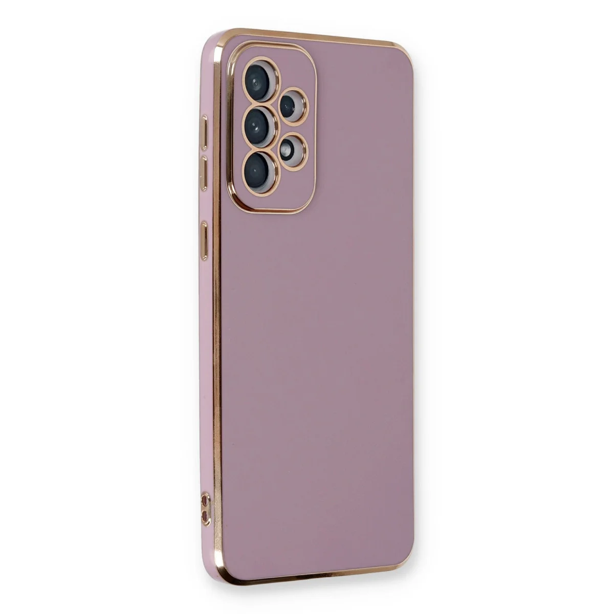 Galaxy A53 5G Kılıf Volet Silikon - Mor