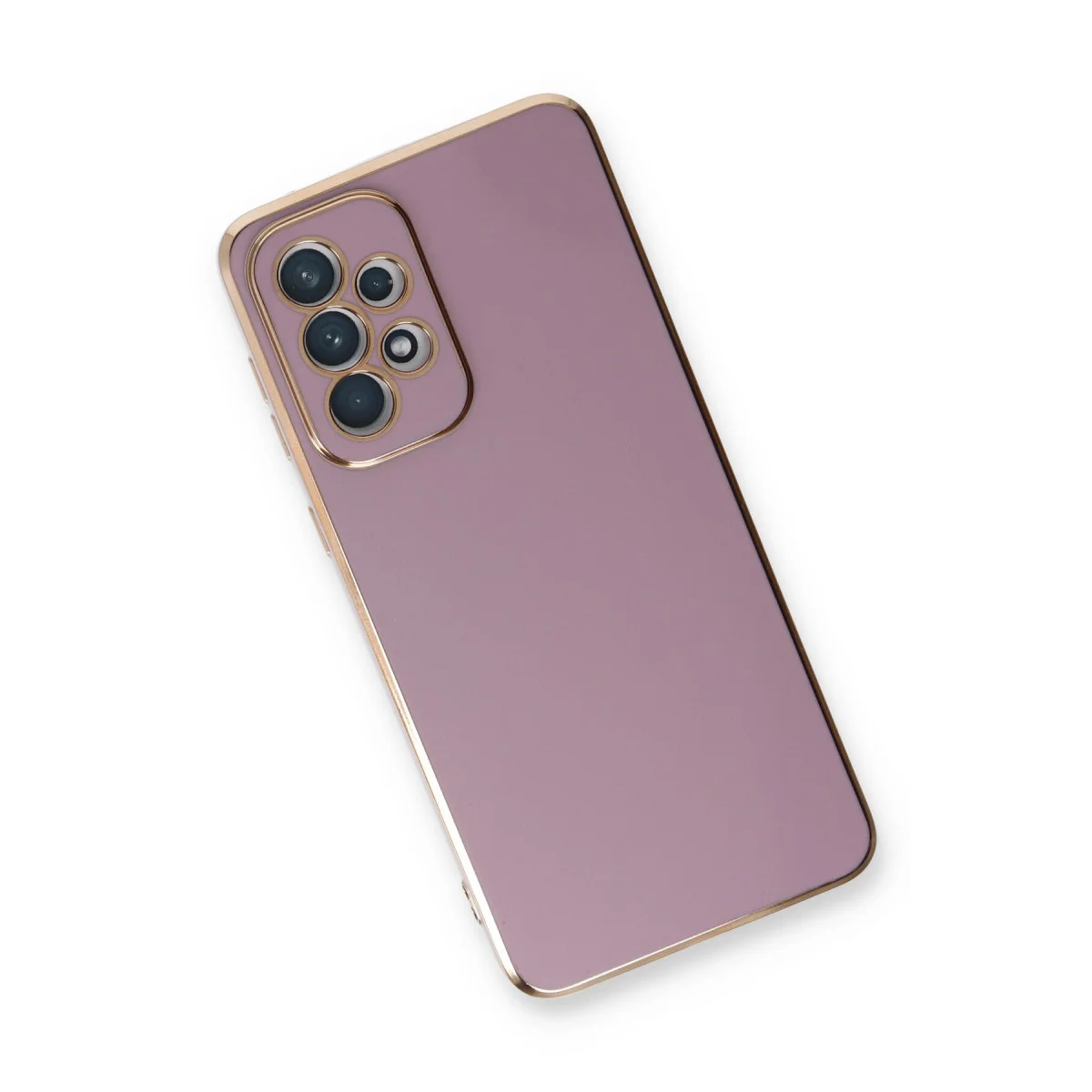 Galaxy A53 5G Kılıf Volet Silikon - Mor