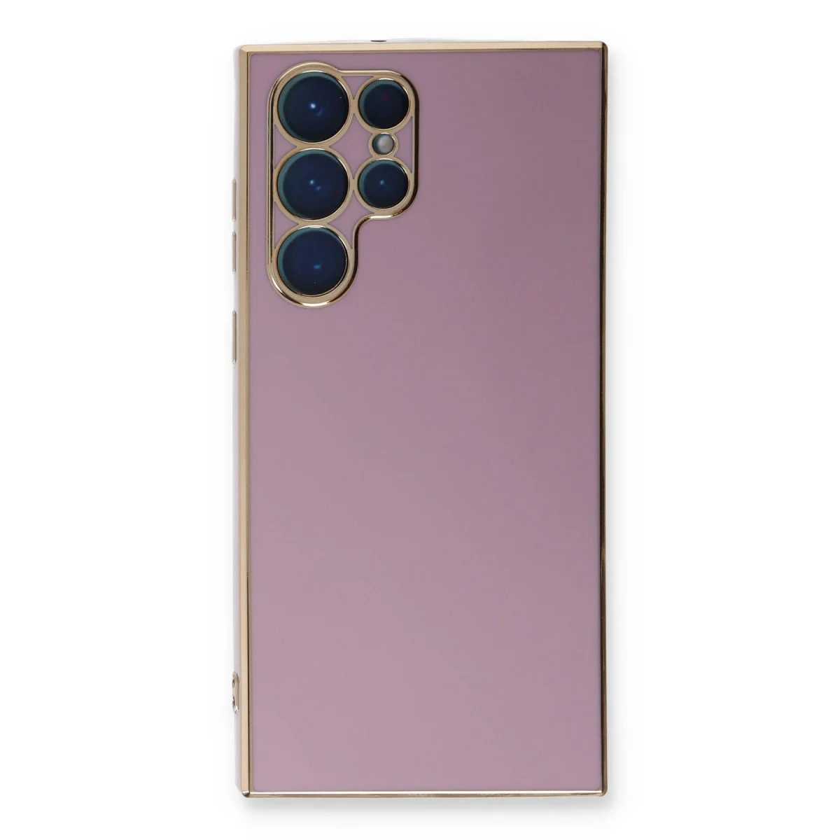 Galaxy S22 Ultra Kılıf Volet Silikon - Mor