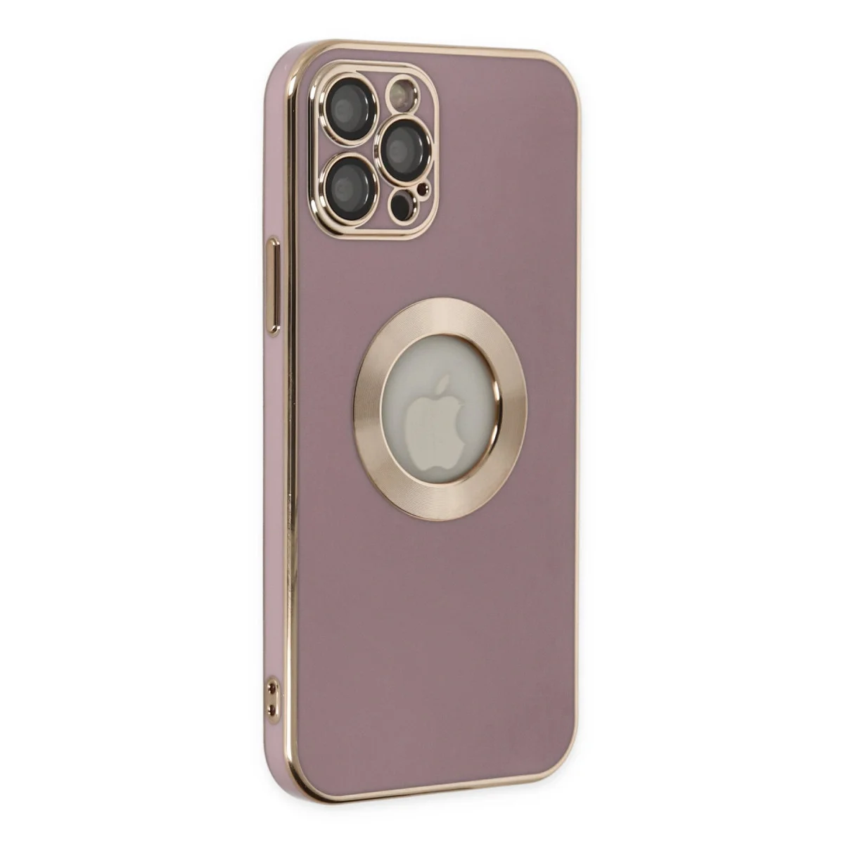 iPhone 12 Pro Kılıf Store Silikon - Mor
