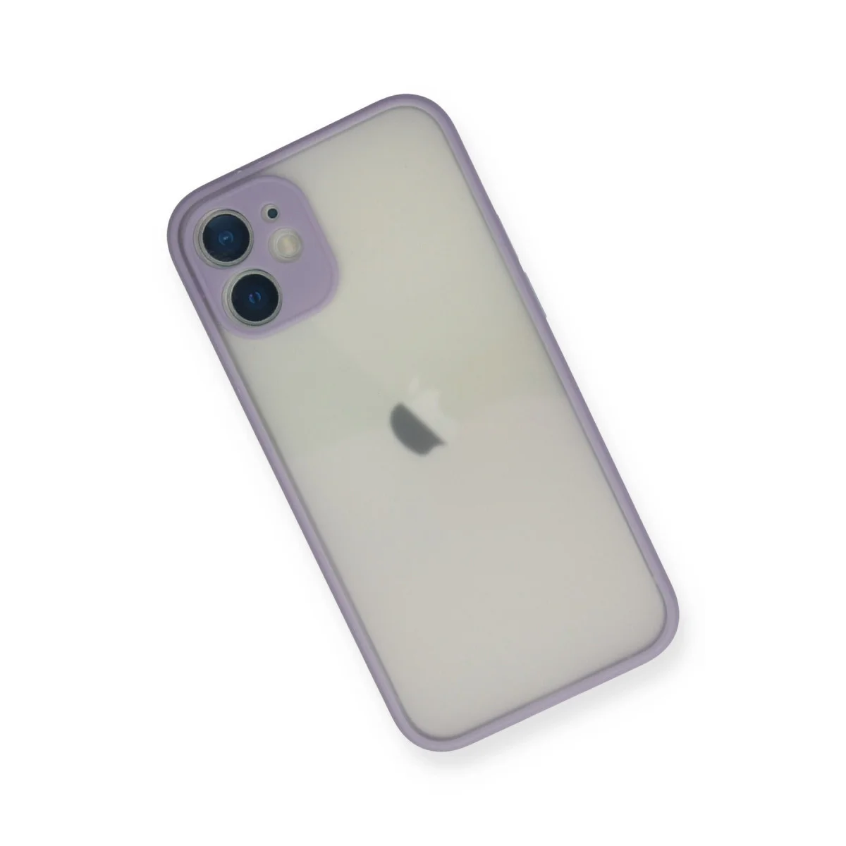iPhone 11 Pro Max Kılıf Montreal Silikon Kapak - Mor