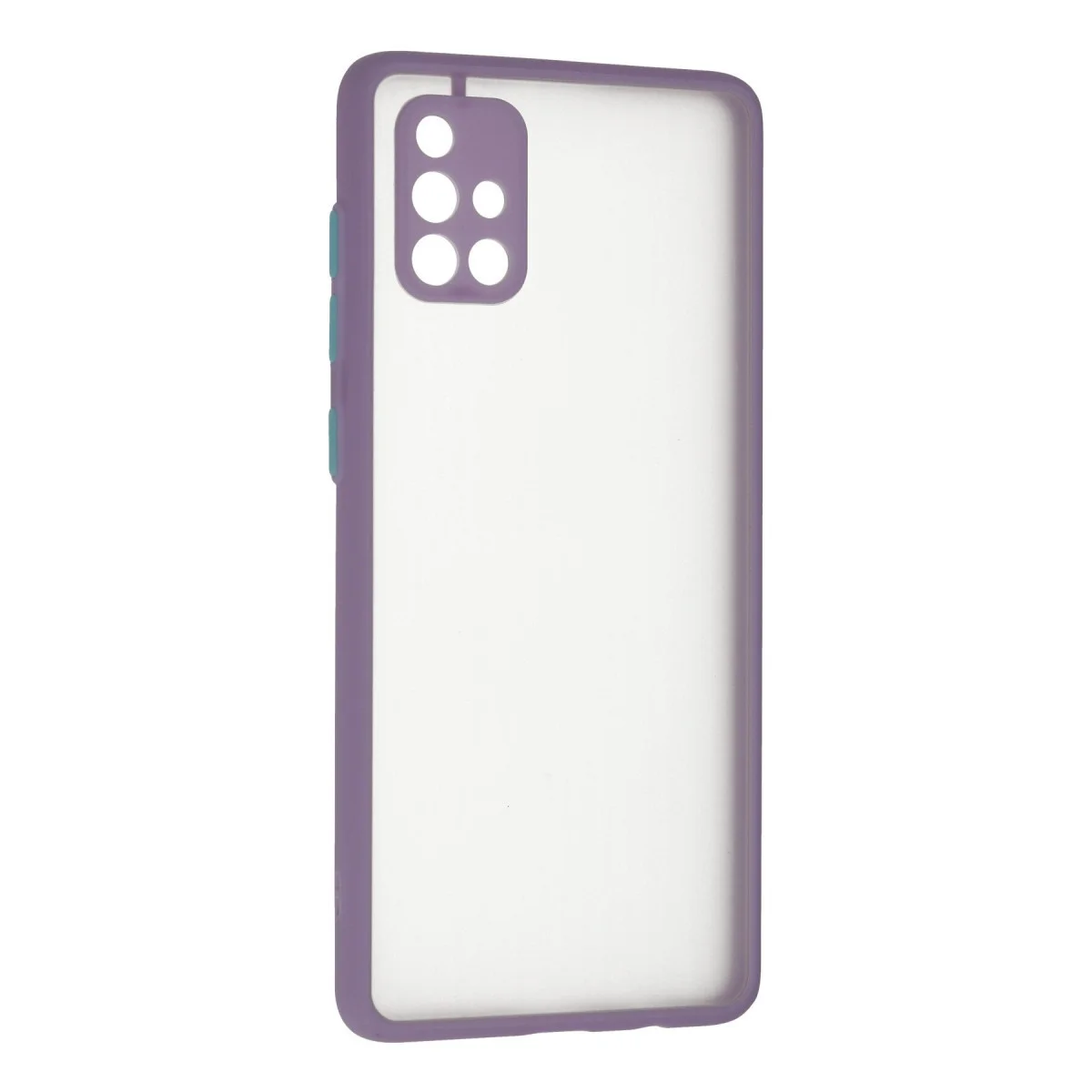 Galaxy A71 Kılıf Montreal Silikon Kapak - Mor
