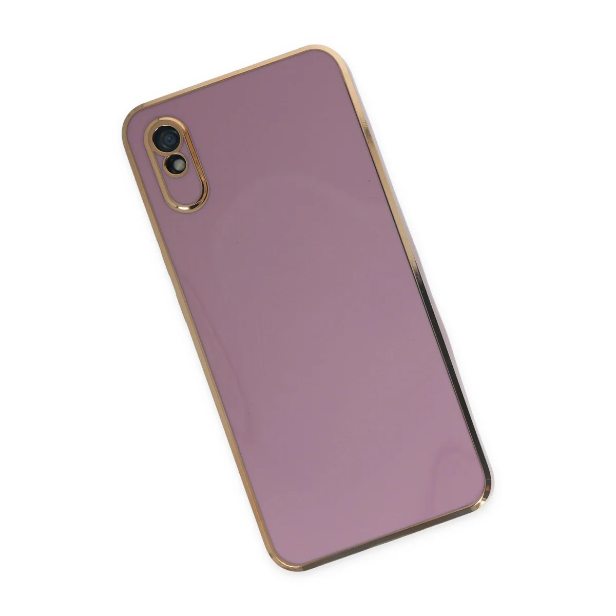 Redmi 9A Kılıf Volet Silikon - Mor