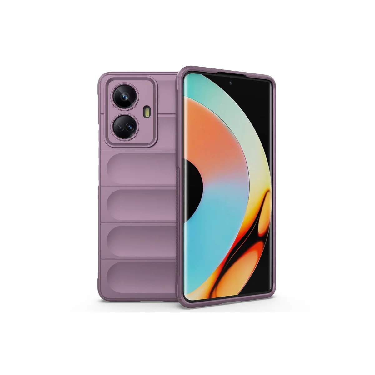 Realme 10 Pro 5G Kılıf Optimum Silikon - Mor
