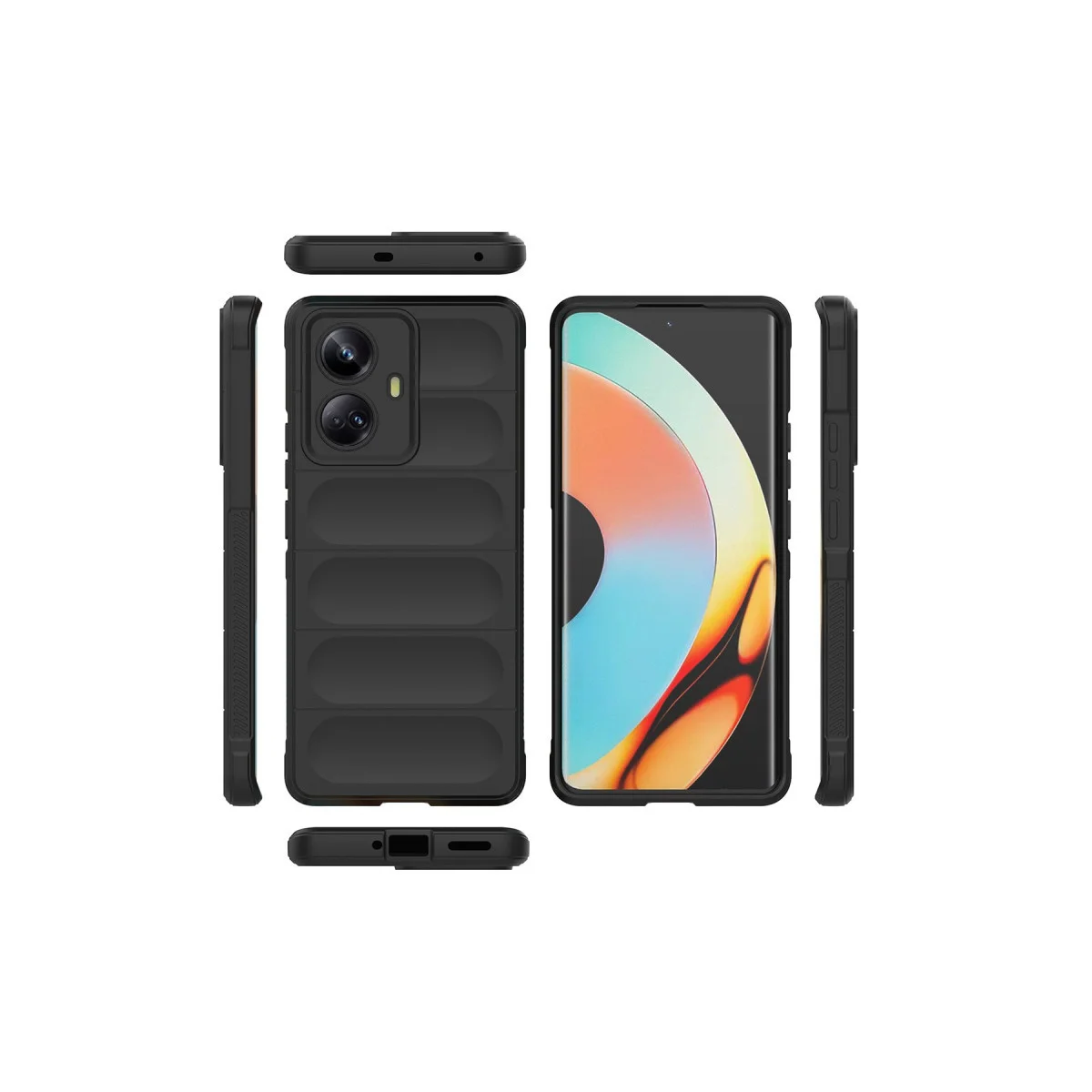 Realme 10 Pro 5G Kılıf Optimum Silikon - Mor