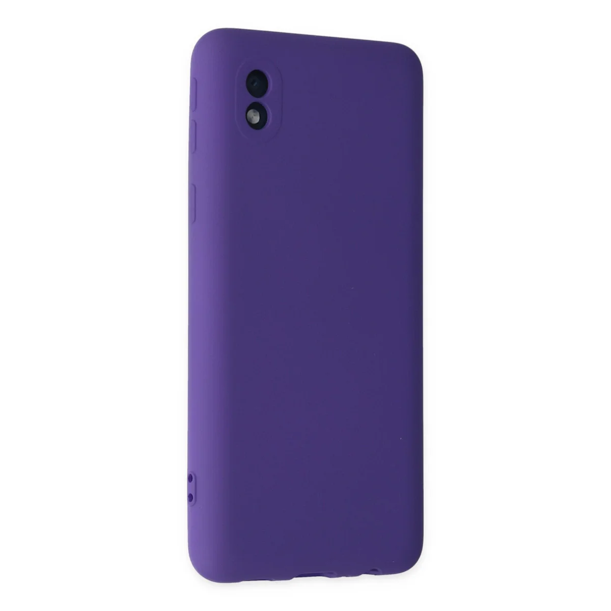 Galaxy A01 Core Kılıf Nano içi Kadife Silikon - Mor