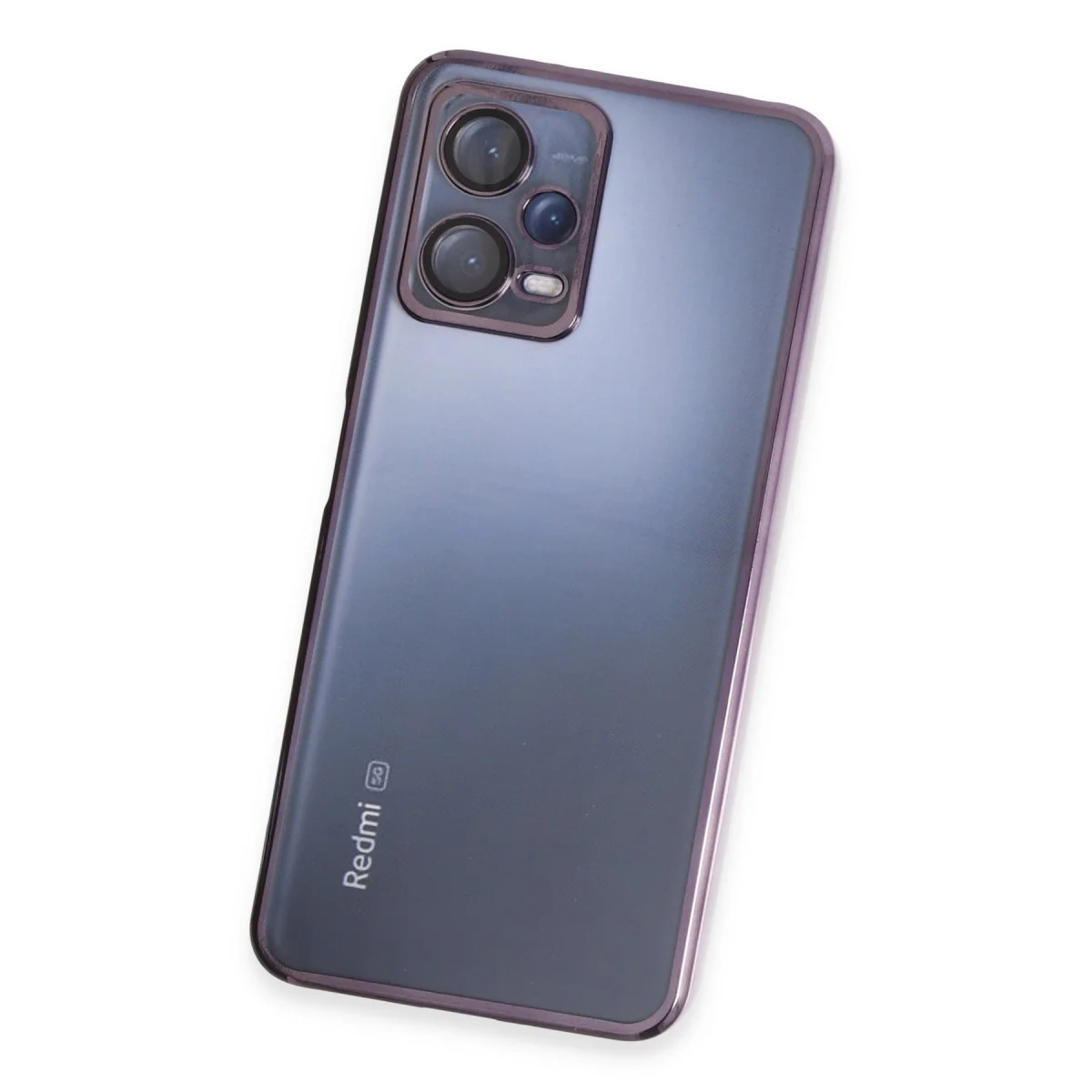 Redmi Note 12 5G Kılıf Razer Lensli Silikon - Mor