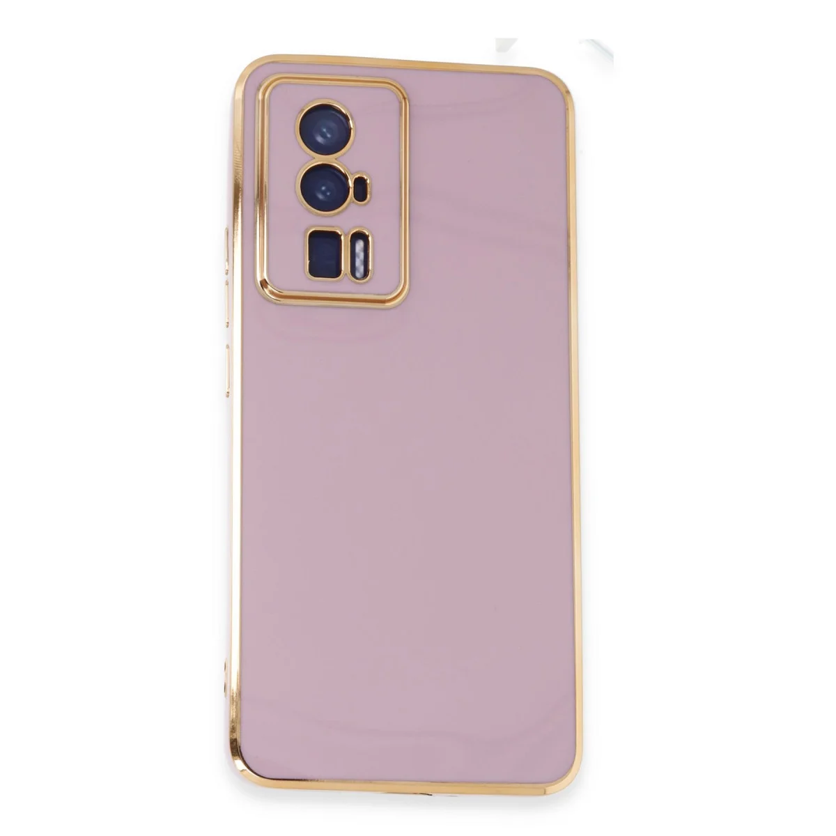 Poco F5 Pro Kılıf Volet Silikon - Mor
