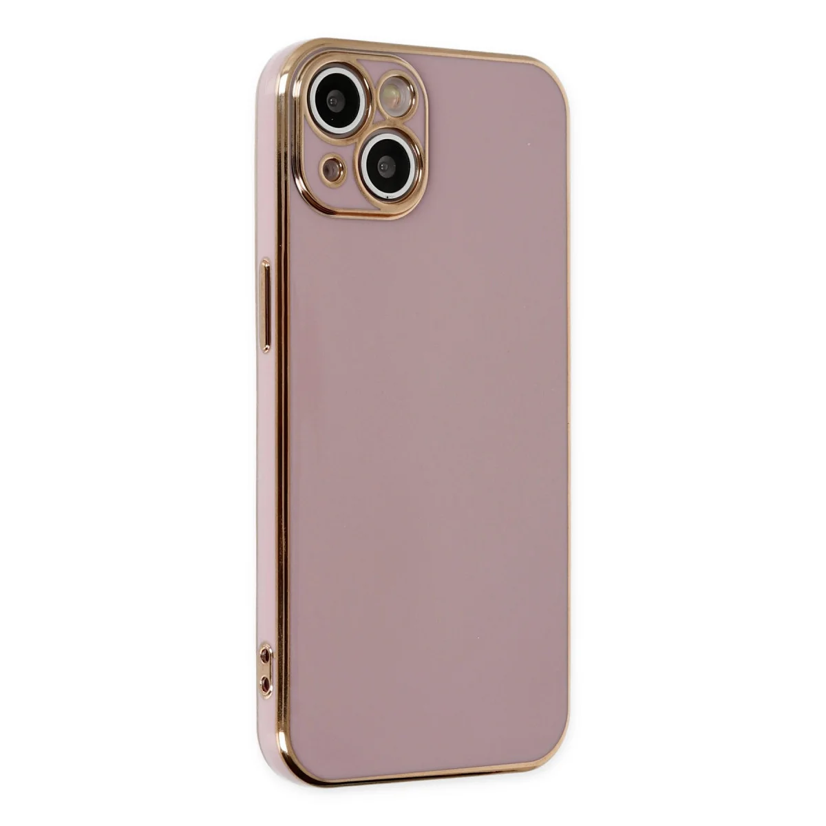 iPhone 14 Kılıf Volet Silikon - Mor