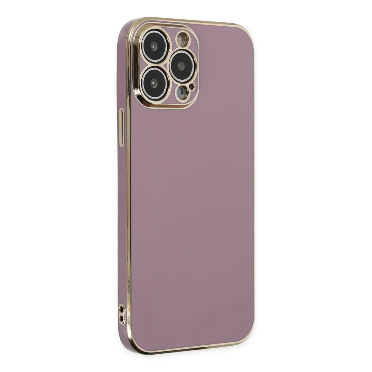 iPhone 14 Pro Max Kılıf Volet Silikon - Mor