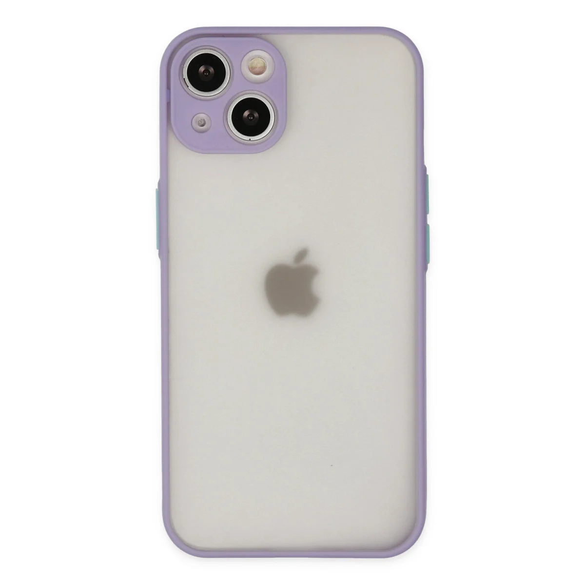 iPhone 14 Kılıf Montreal Silikon Kapak - Mor
