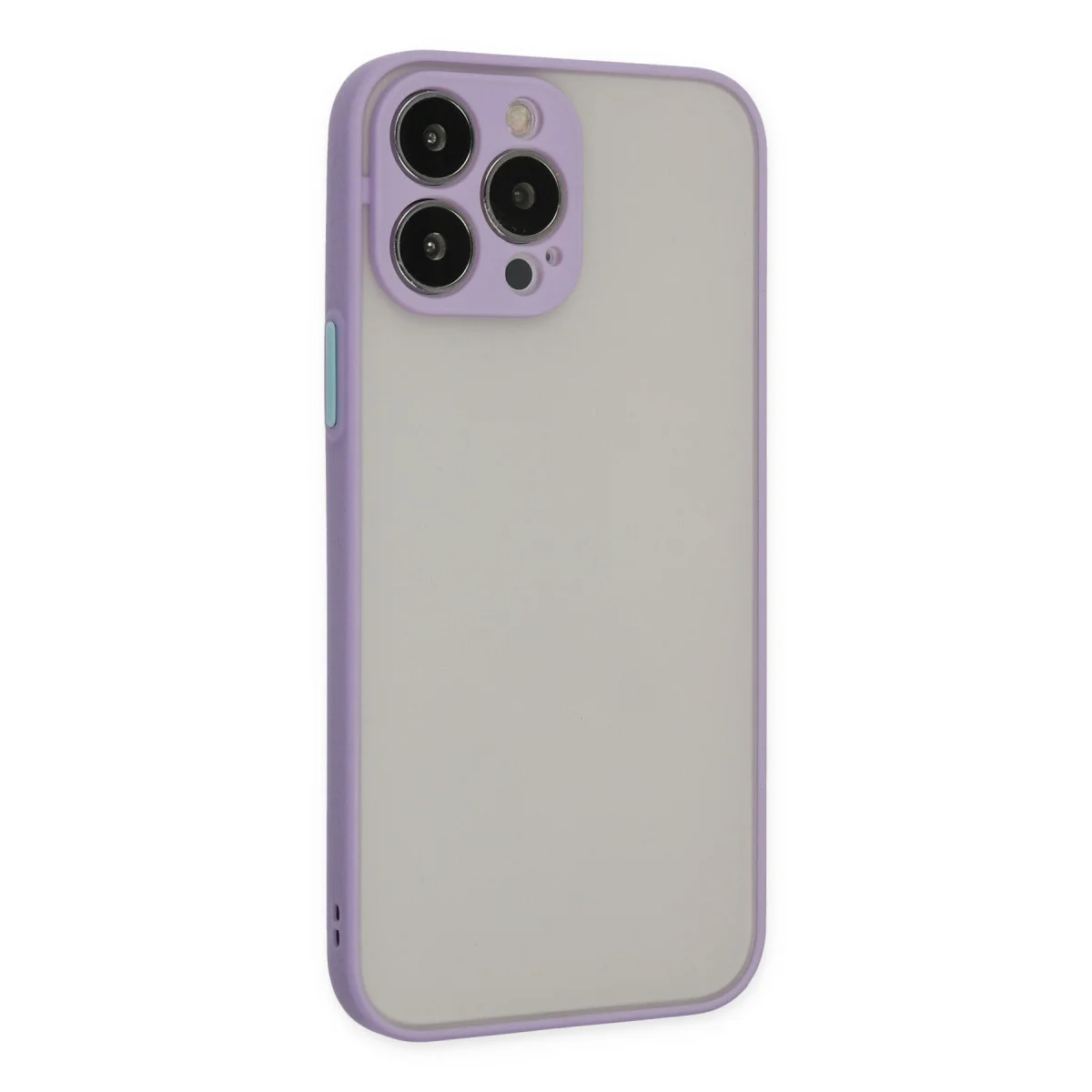 iPhone 14 Pro Kılıf Montreal Silikon Kapak - Mor