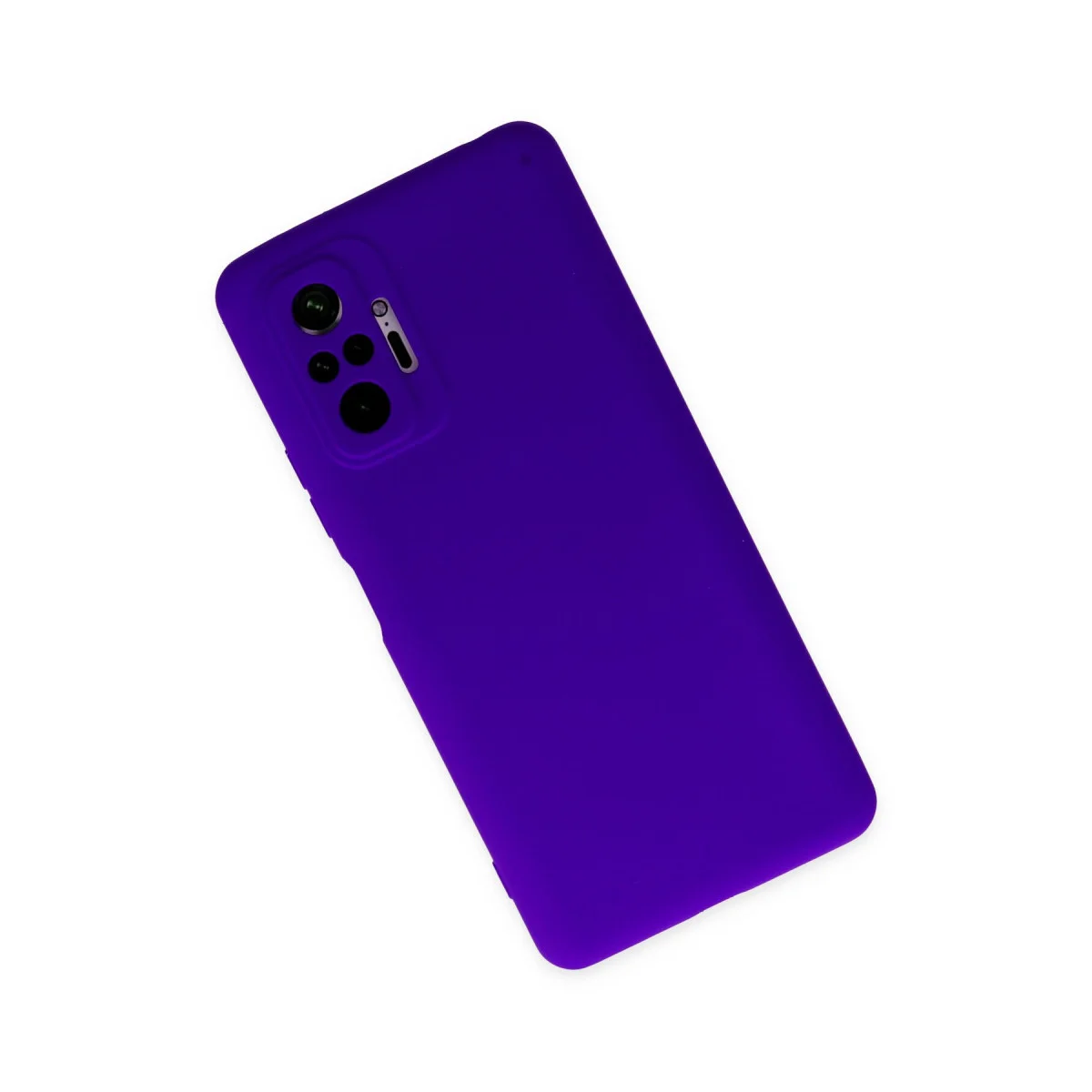 Redmi Note 10 Pro Kılıf Nano içi Kadife Silikon - Mor
