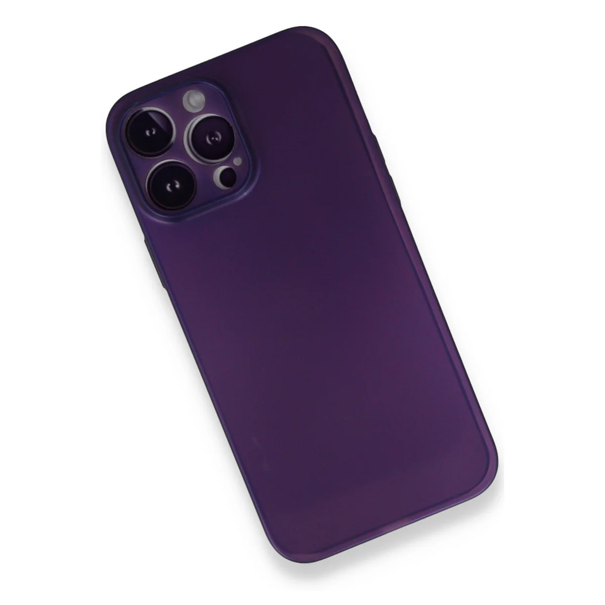 iPhone 14 Pro Max Kılıf PP Ultra İnce Kapak - Mor