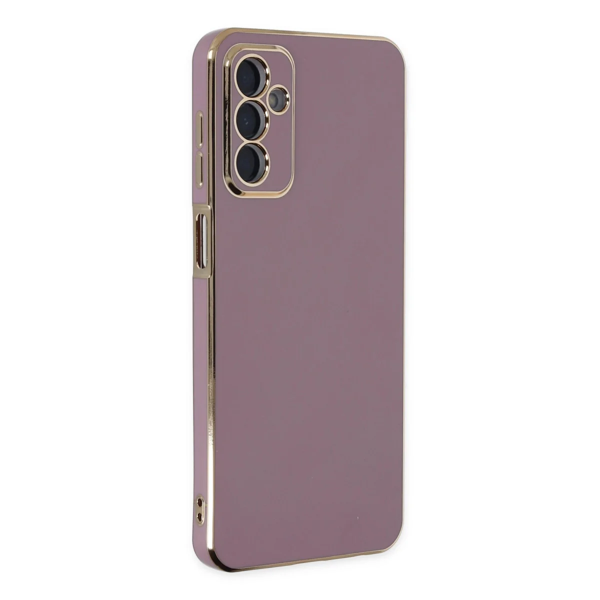 Galaxy M23 Kılıf Volet Silikon - Mor