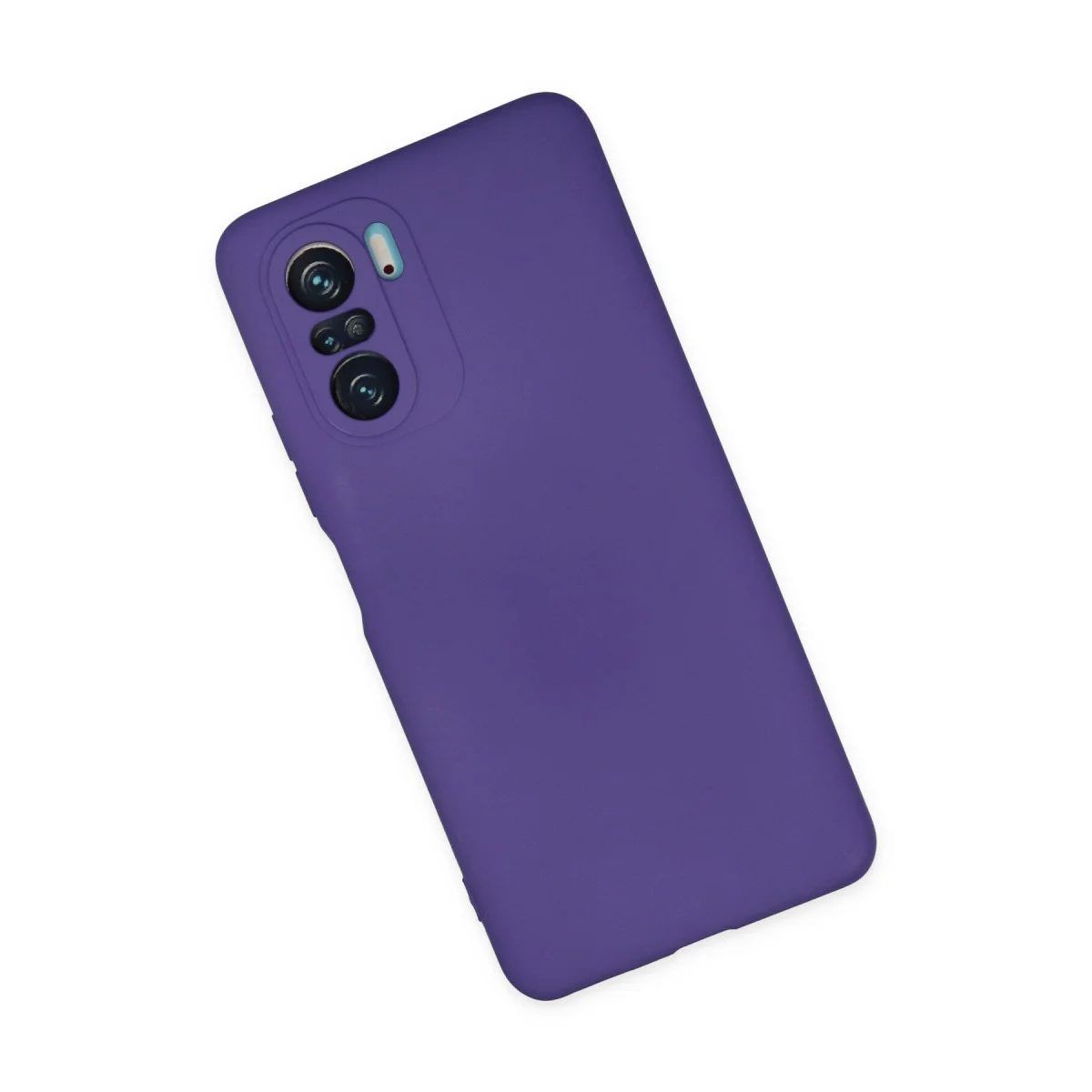 Poco F3 Kılıf Nano içi Kadife Silikon - Mor