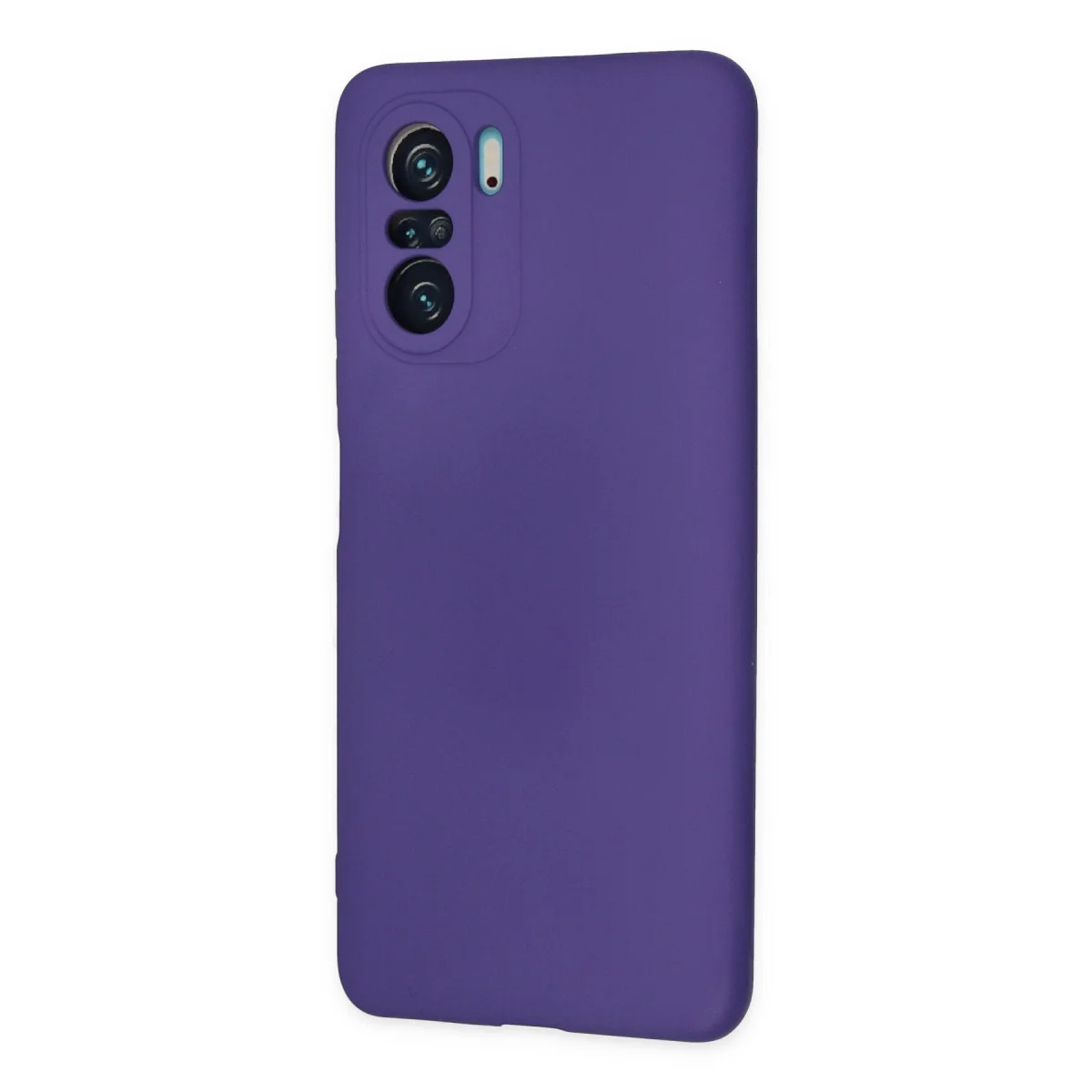 Poco F3 Kılıf Nano içi Kadife Silikon - Mor