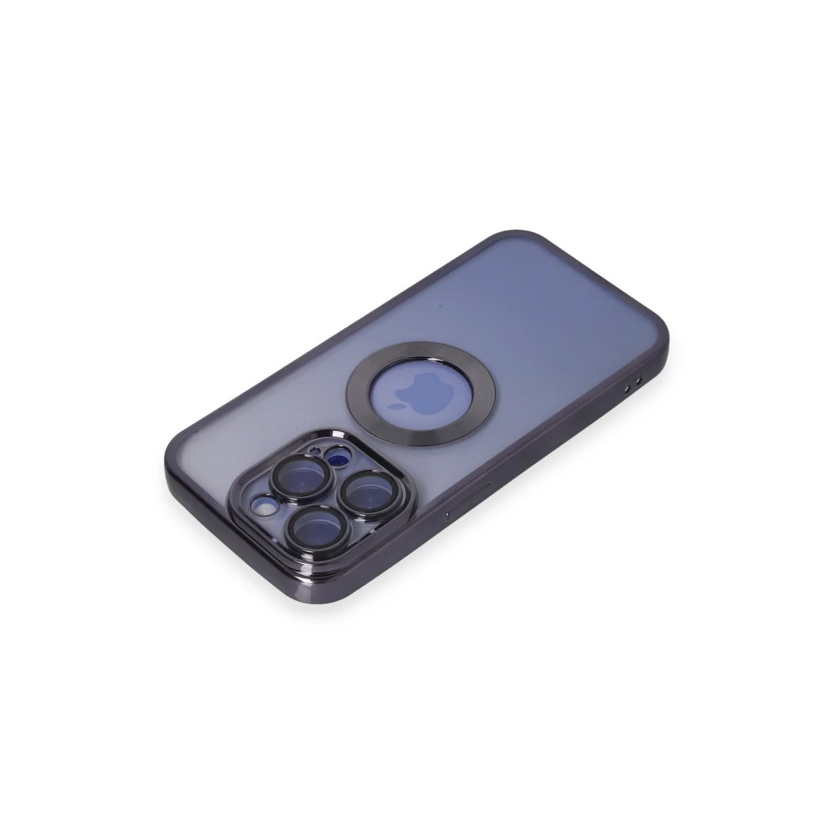 iPhone 15 Pro Kılıf Slot Silikon - Mor