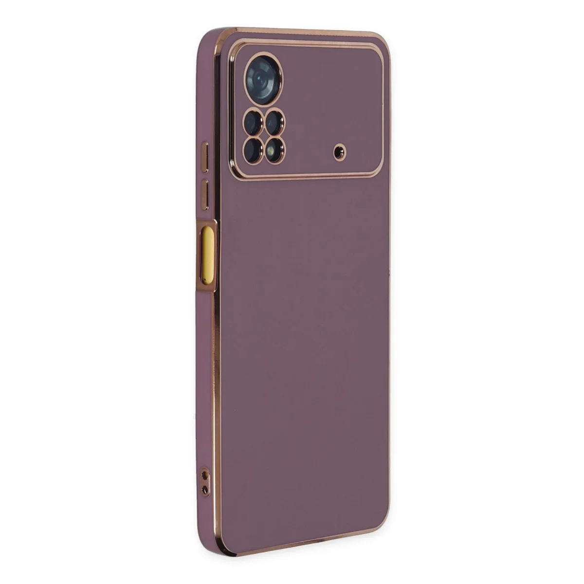 Poco X4 Pro 5G Kılıf Volet Silikon - Mor