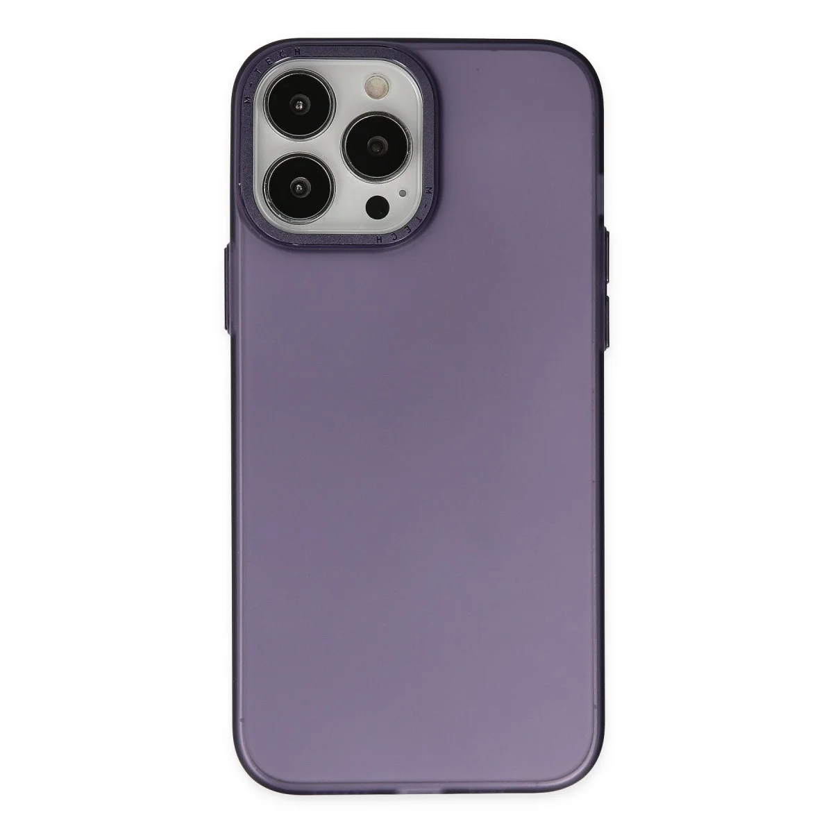 iPhone 14 Pro Max Kılıf Modos Metal Kapak - Mor