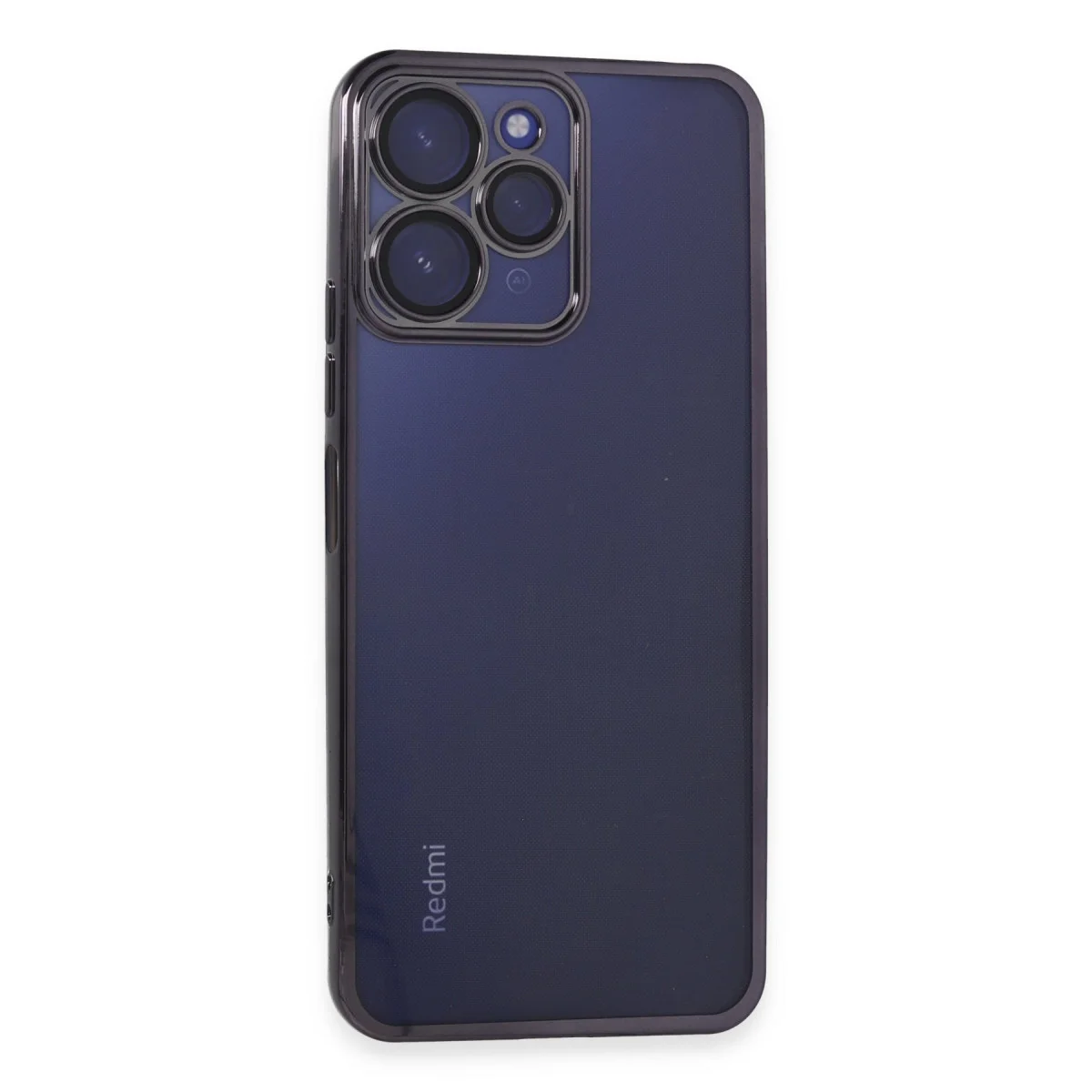 Redmi 12 Kılıf Razer Lensli Silikon - Mor