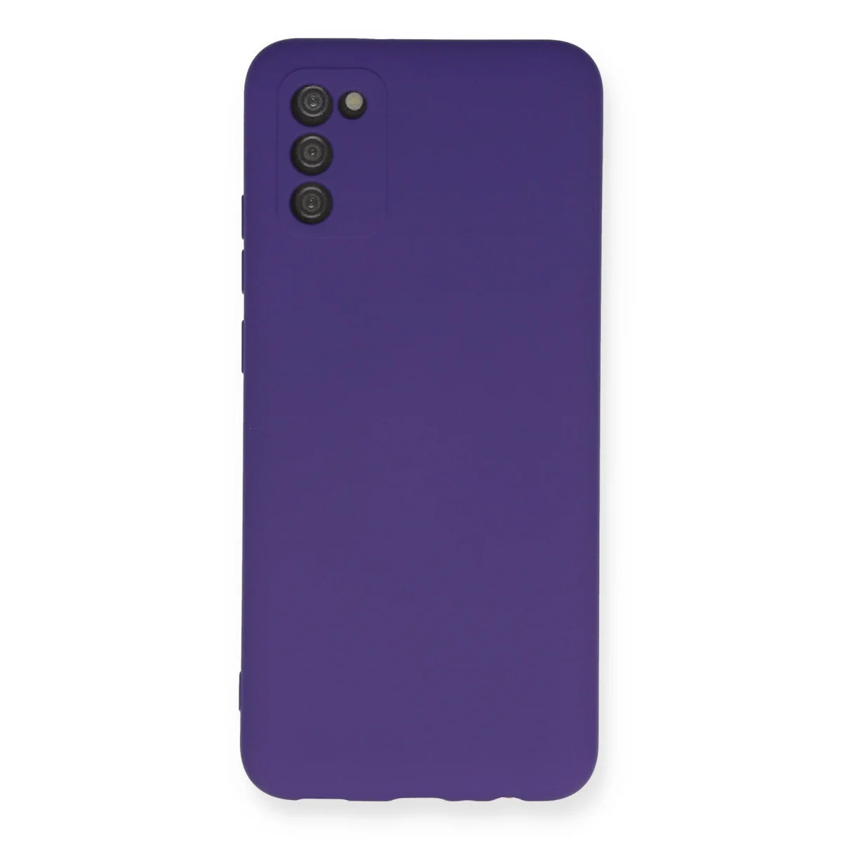 Galaxy A03S Kılıf Nano içi Kadife Silikon - Mor