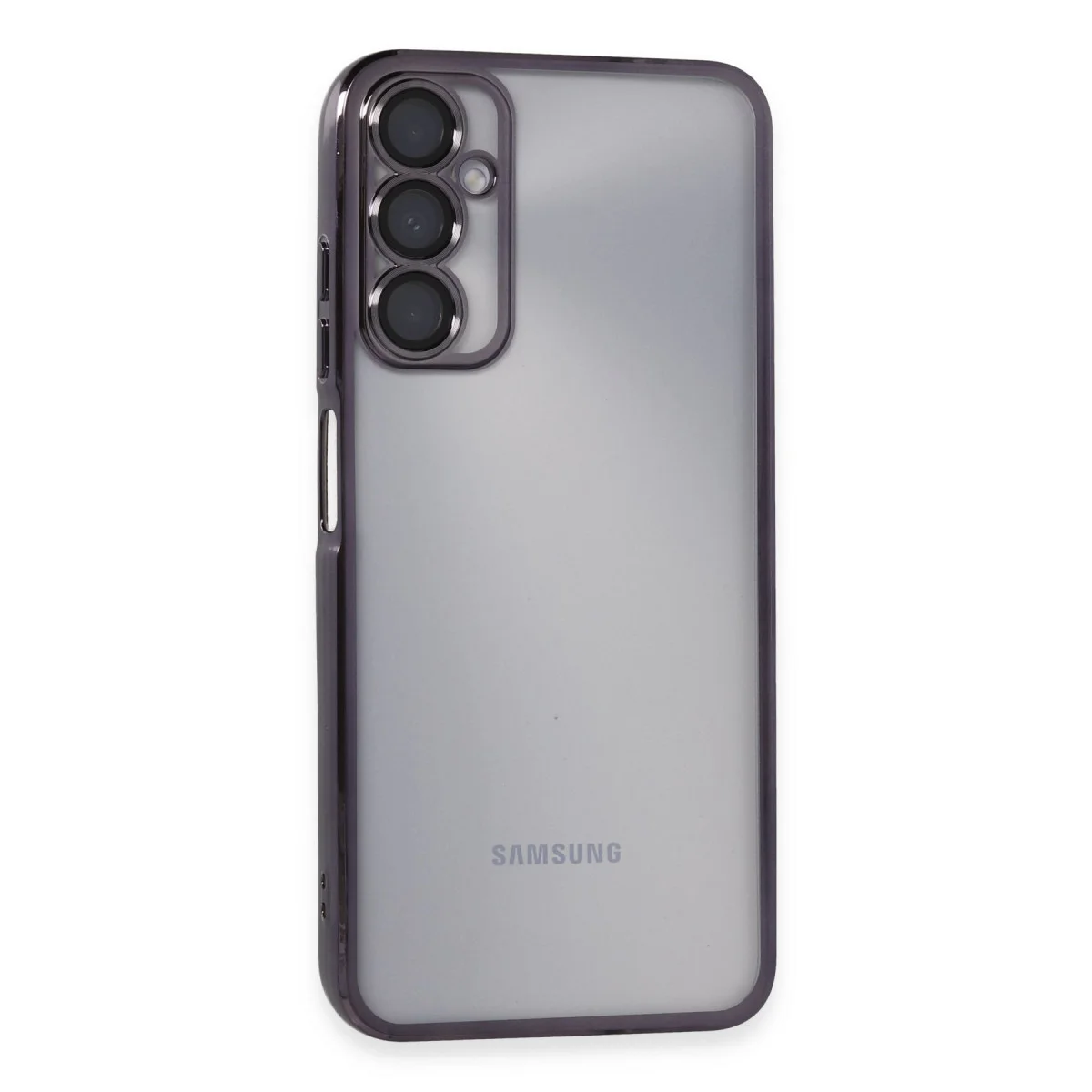 Galaxy A05S Kılıf Razer Lensli Silikon - Mor