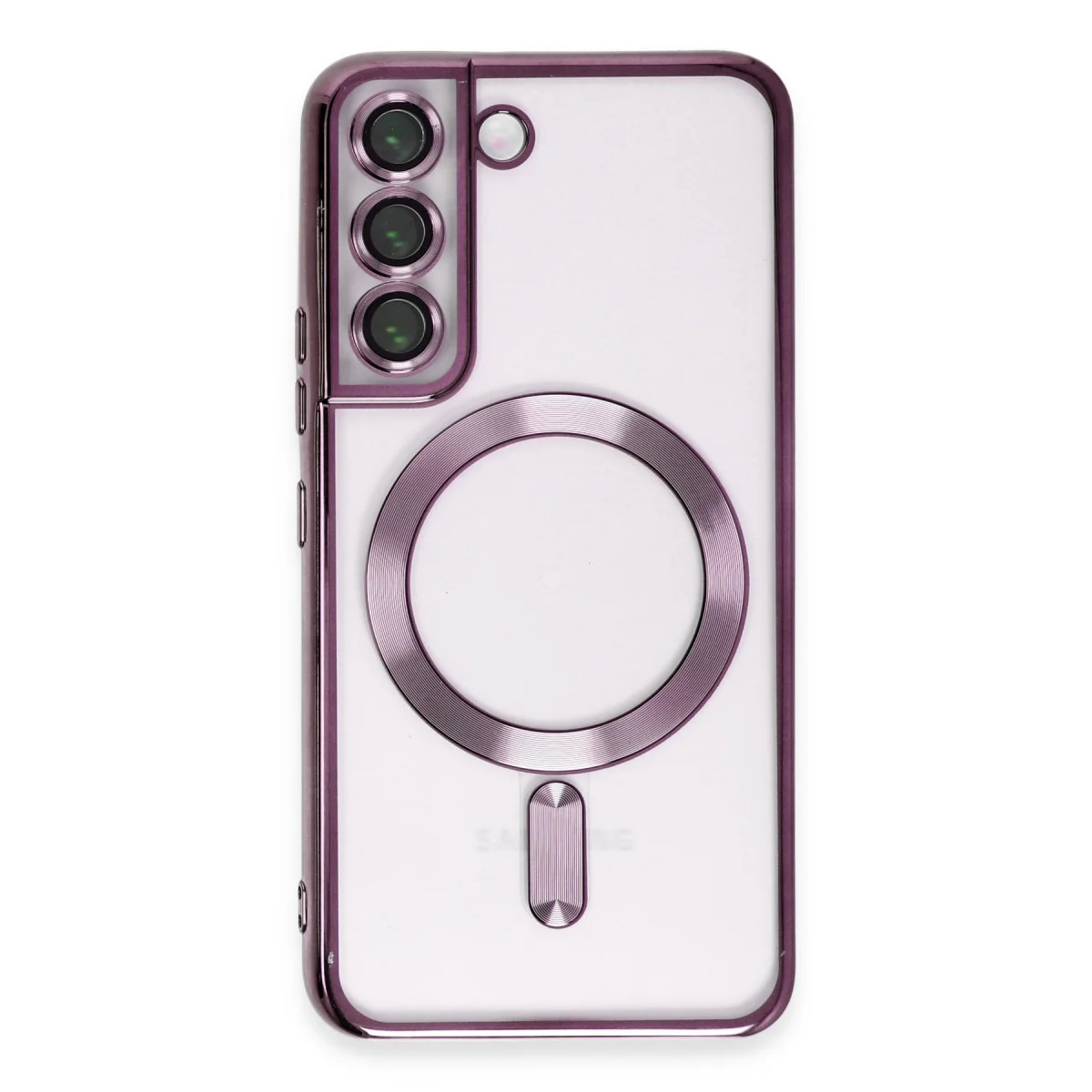 Galaxy S22 Kılıf Kross Magneticsafe Kapak - Mor