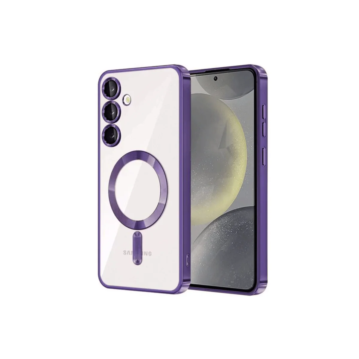 Galaxy S23 Plus Kılıf Kross Magneticsafe Kapak - Mor