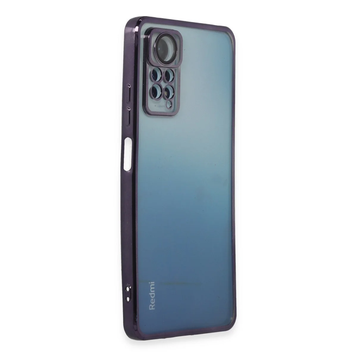 Redmi Note 11 Pro Kılıf Razer Lensli Silikon - Mor