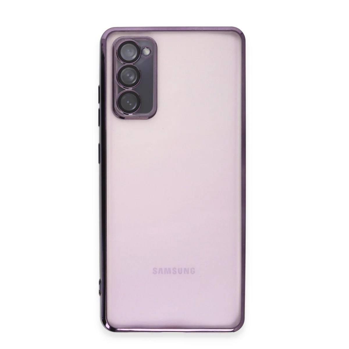 Galaxy S20 FE Kılıf Razer Lensli Silikon - Mor