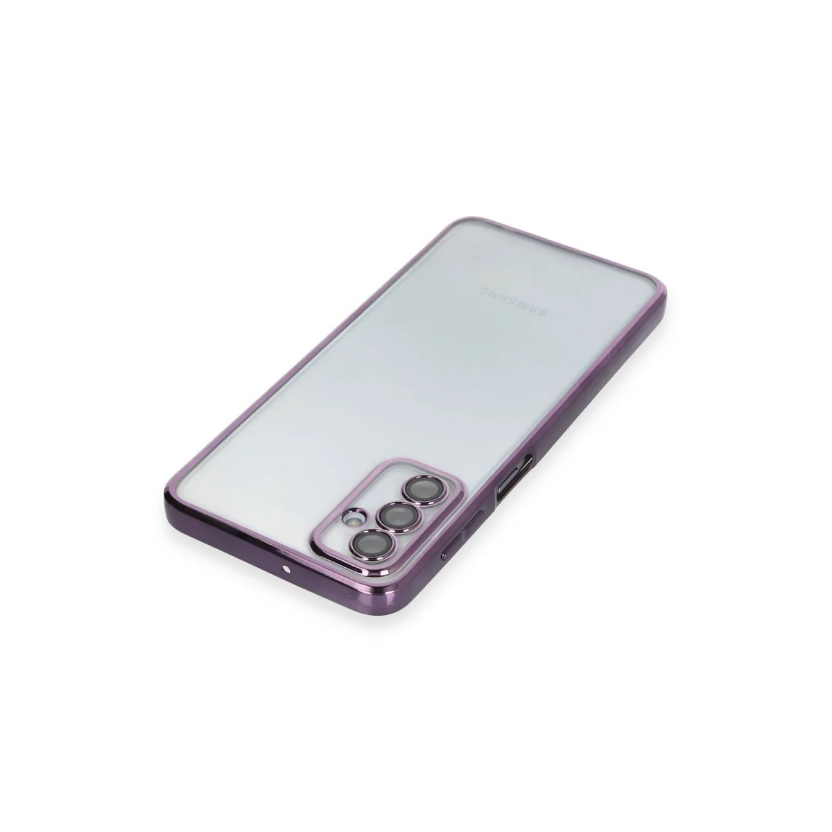 Galaxy M23 Kılıf Razer Lensli Silikon - Mor