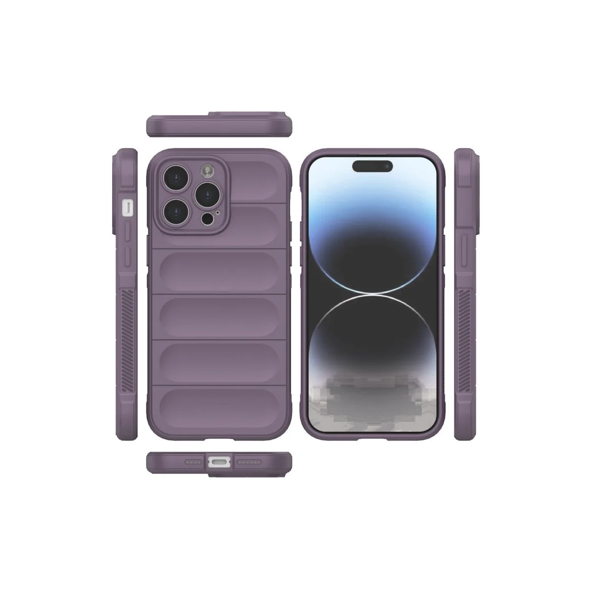 iPhone 14 Pro Kılıf Optimum Silikon - Mor