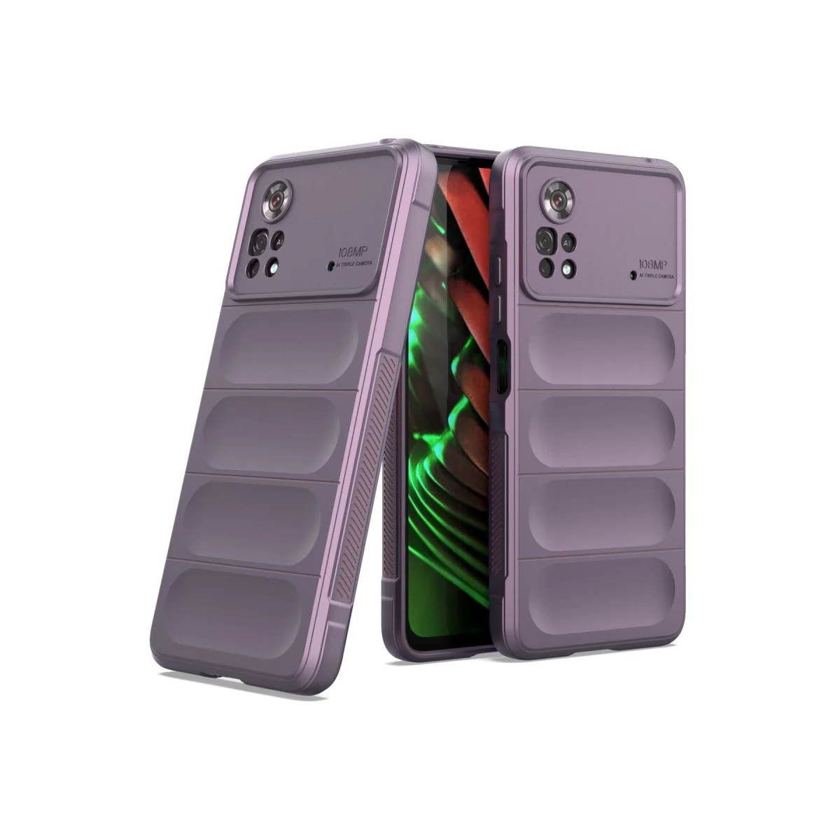 Poco X4 Pro 5G Kılıf Optimum Silikon - Mor