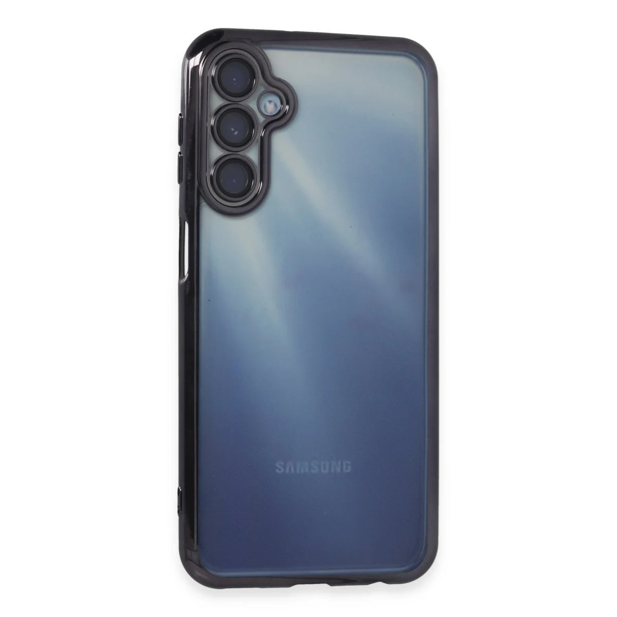Galaxy A15 4G Kılıf Razer Lensli Silikon - Mor