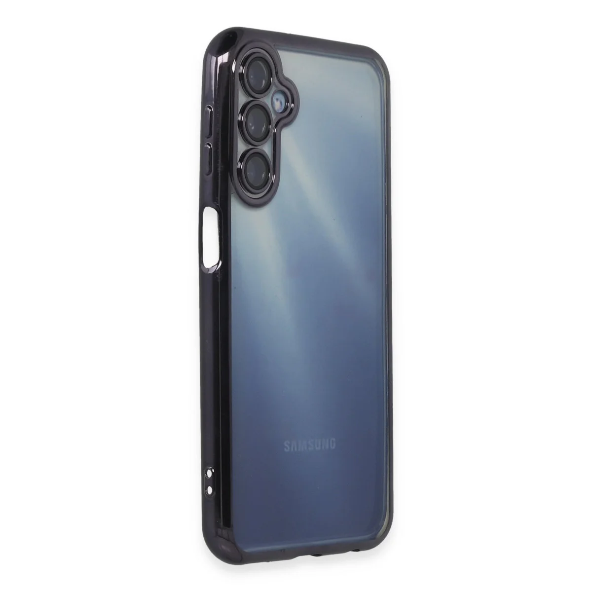 Galaxy A55 5G Kılıf Razer Lensli Silikon - Mor