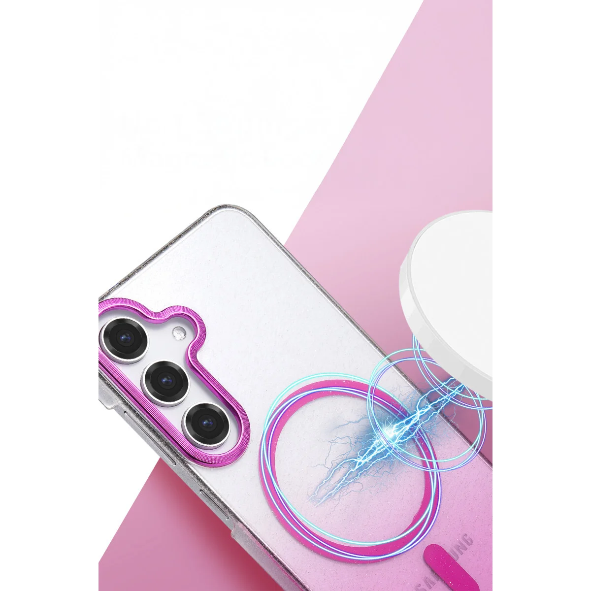Galaxy S25 Glossy Magsafe Kapak - Mor