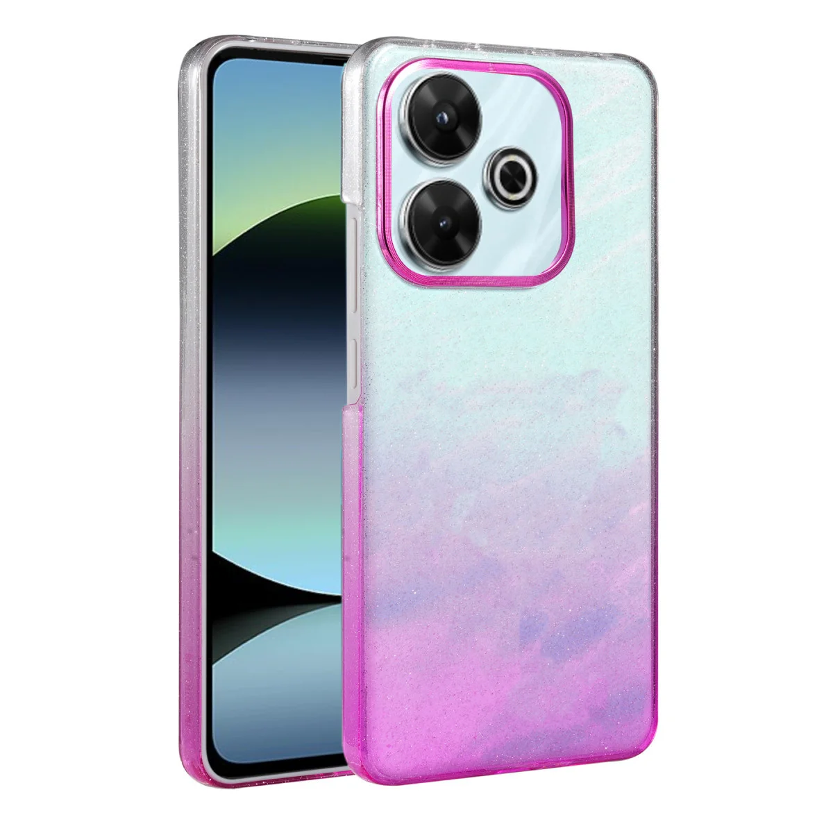 Redmi 13 4G Glossy Kapak - Mor
