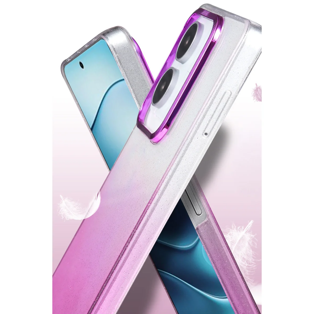 Redmi 13 4G Glossy Kapak - Mor