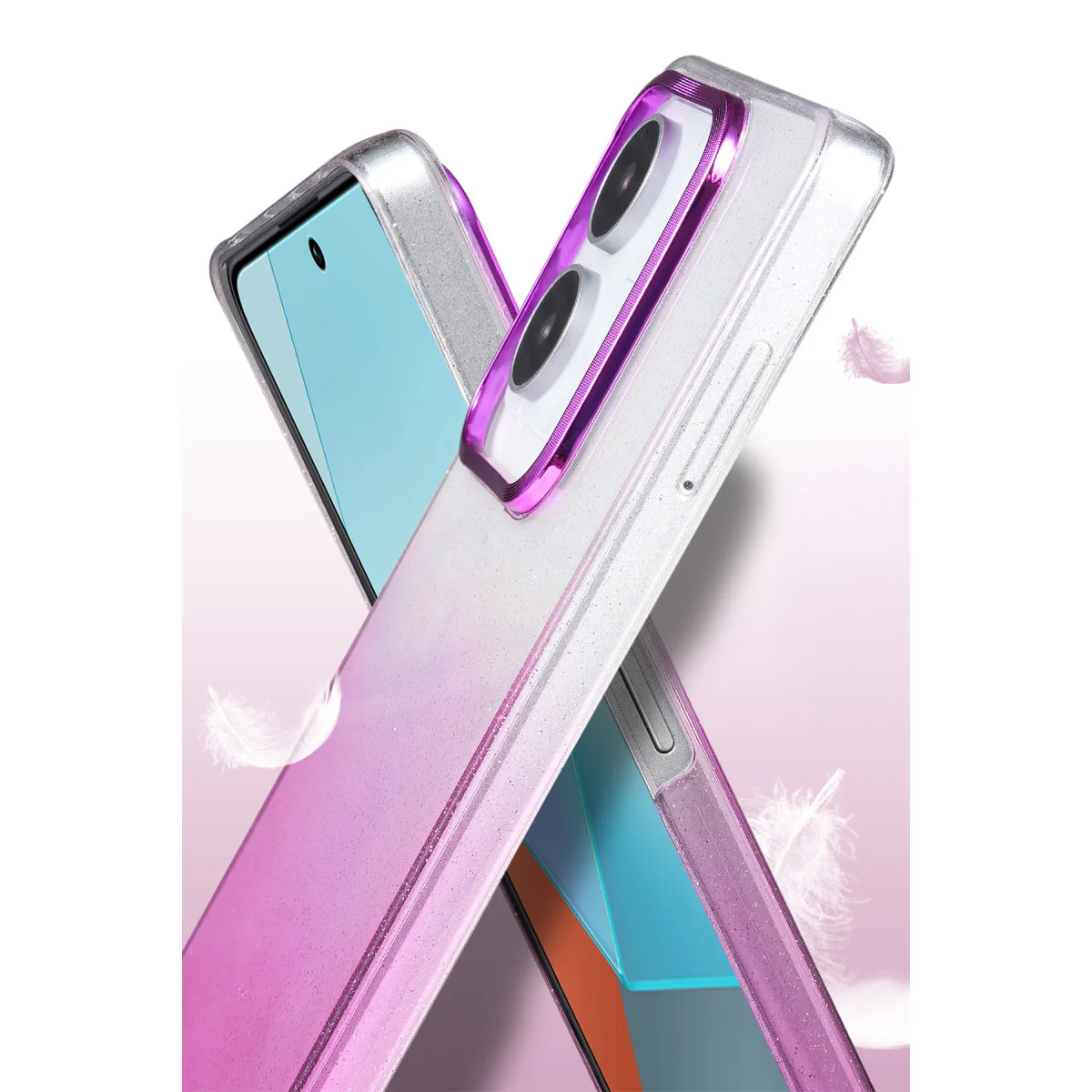 Redmi Note 13 Pro 4G Glossy Kapak - Mor