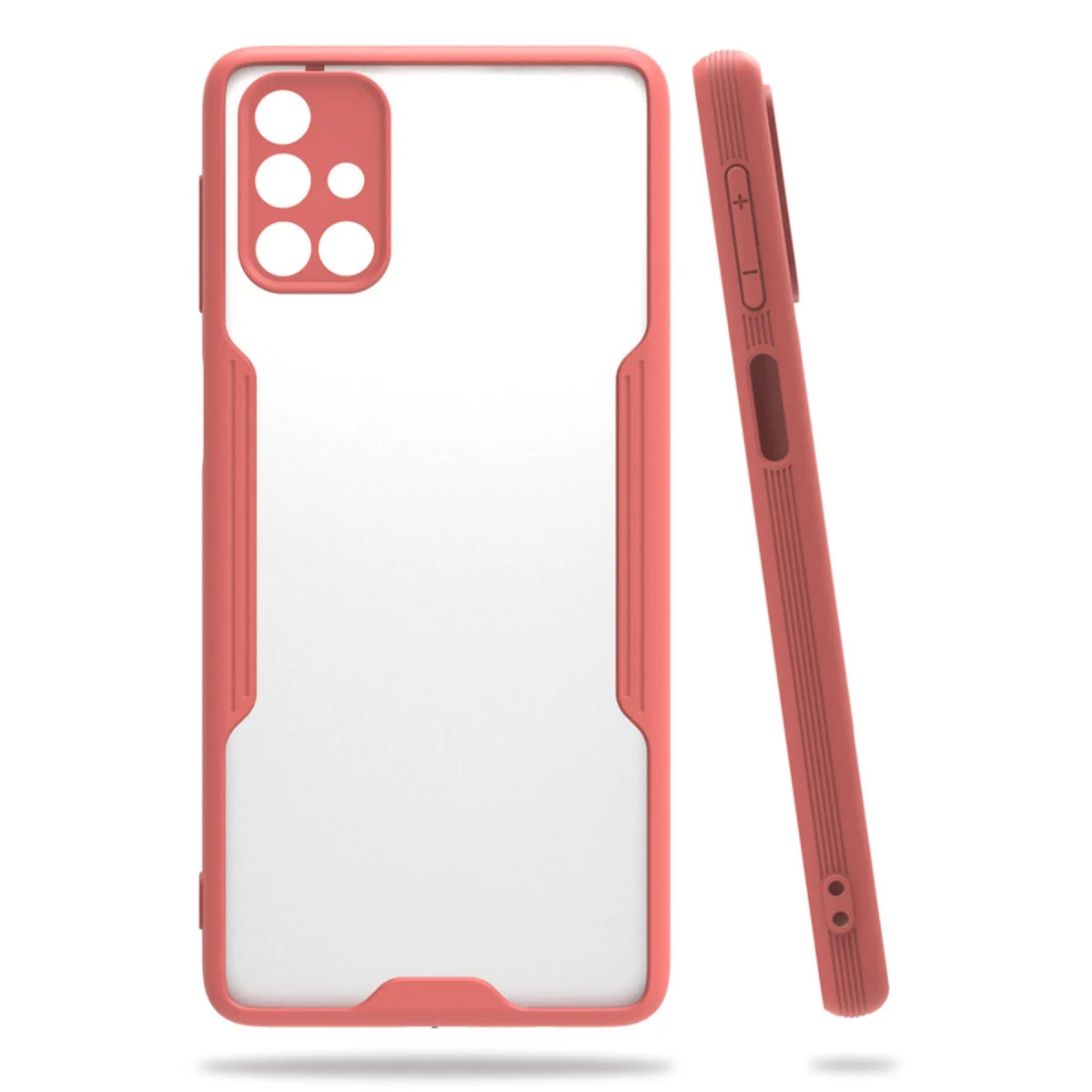 Galaxy M31S Kılıf Platin Silikon - Pembe