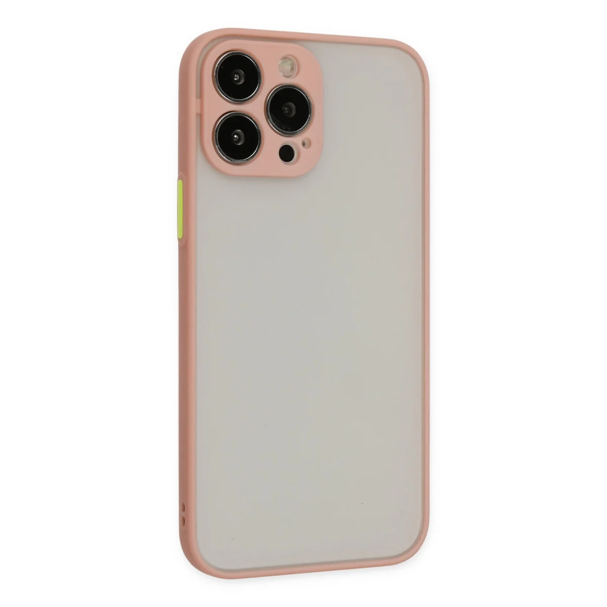 iPhone 13 Pro Max Kılıf Montreal Silikon Kapak - Pembe