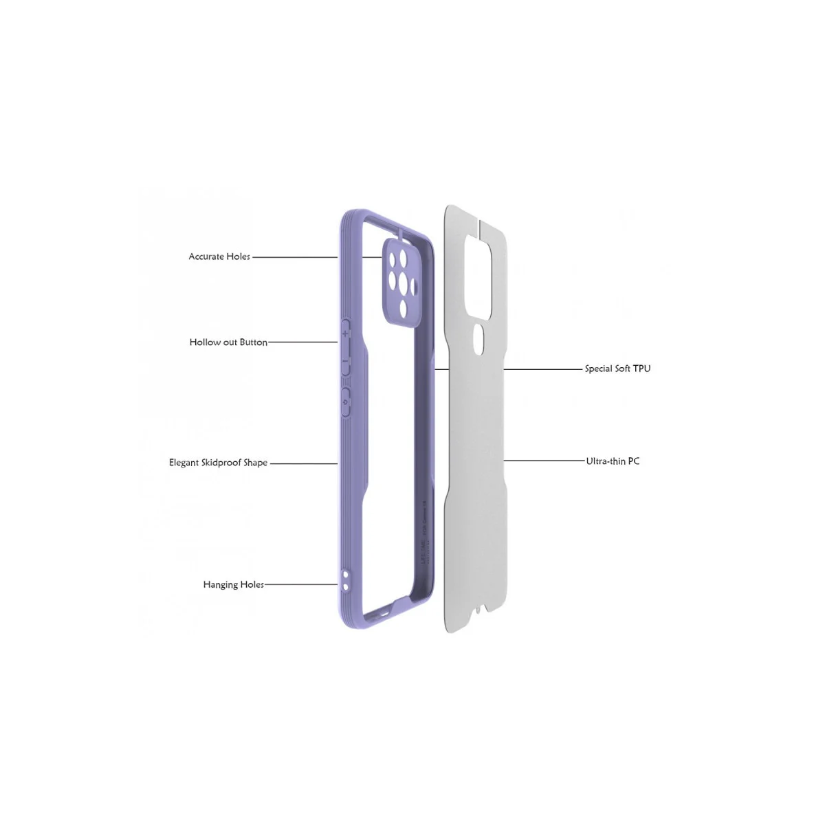 Camon 16 Kılıf Platin Silikon - Pembe