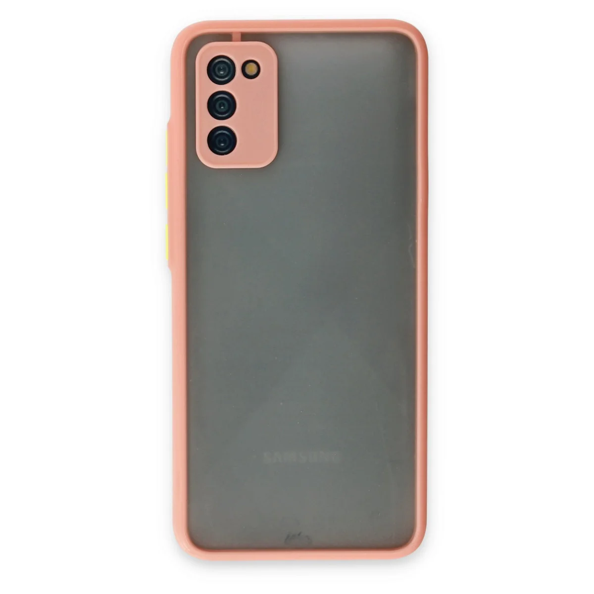 Galaxy A02S Kılıf Montreal Silikon Kapak - Pembe