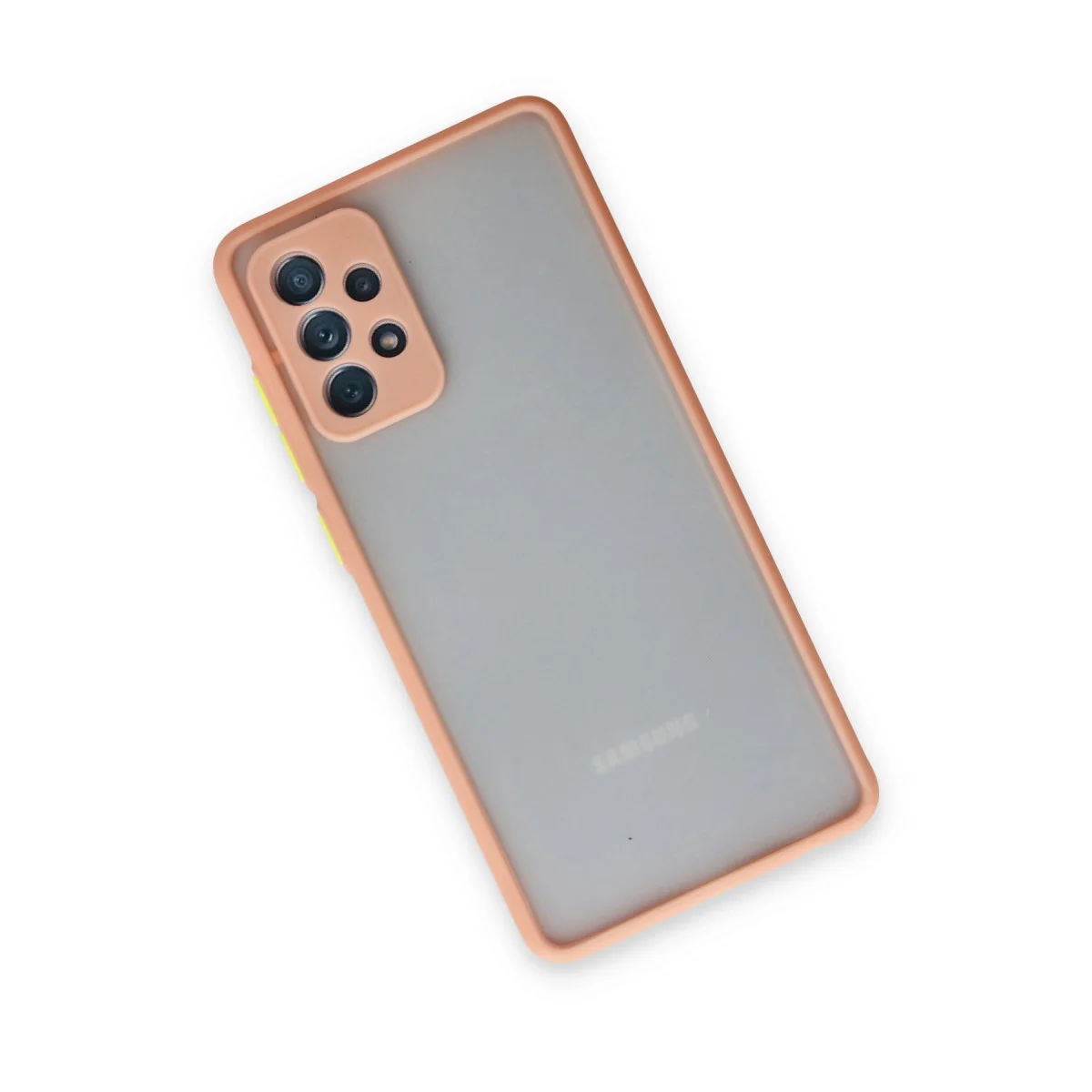 Galaxy A52 Kılıf Montreal Silikon Kapak - Pembe