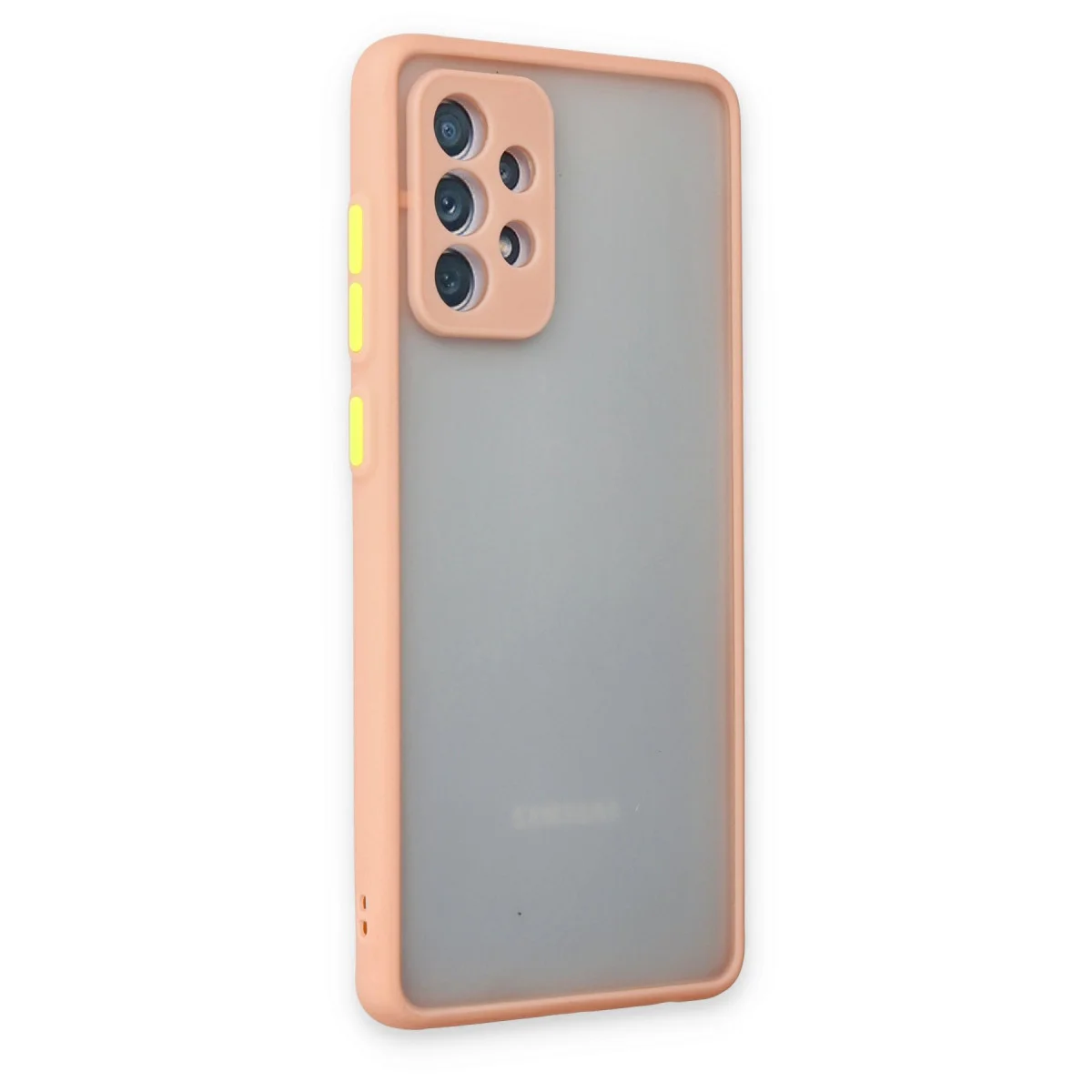 Galaxy A72 Kılıf Montreal Silikon Kapak - Pembe