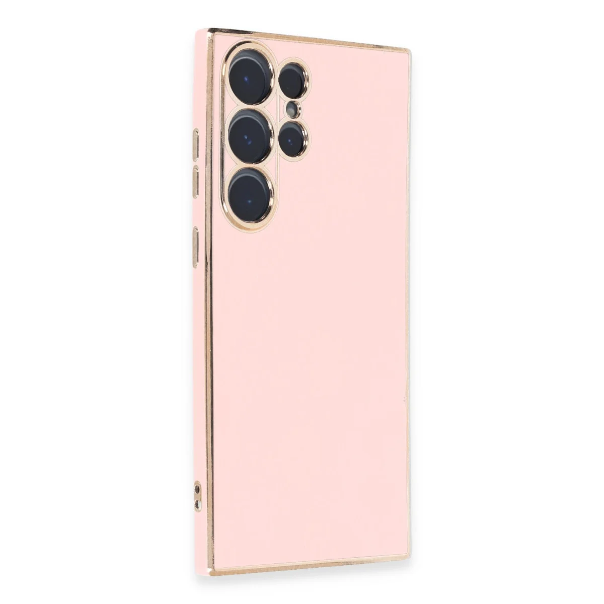 Galaxy S23 Ultra Kılıf Volet Silikon - Pembe