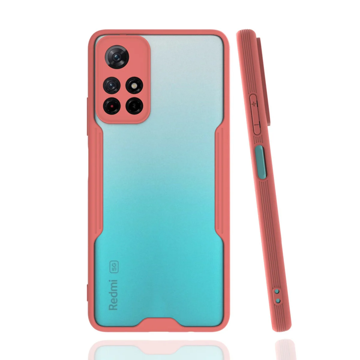 Redmi Note 11T Kılıf Platin Silikon - Pembe