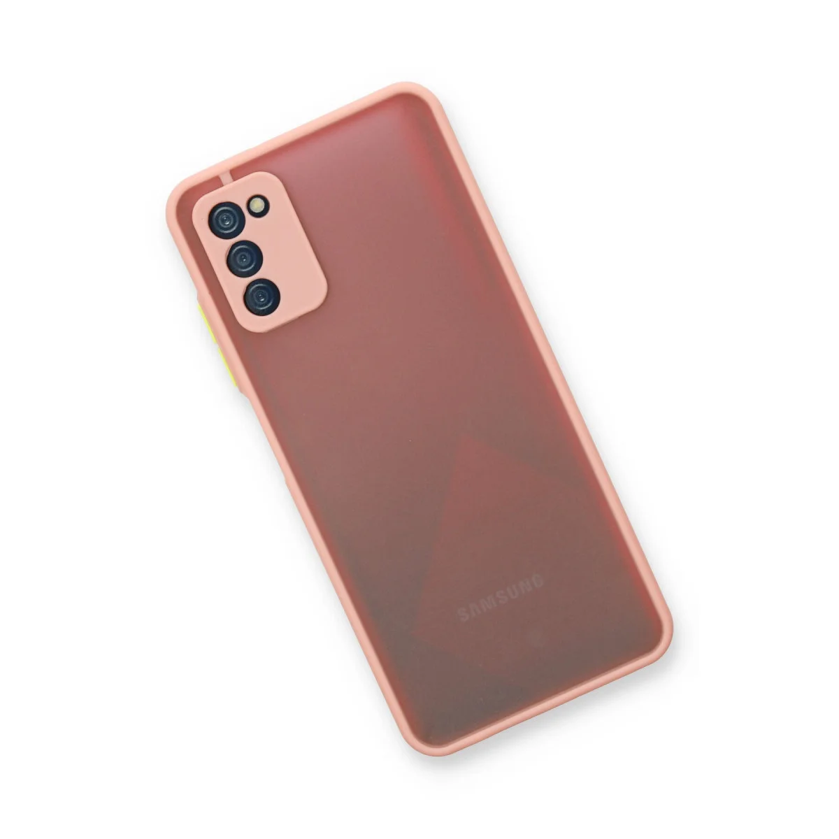 Galaxy A03S Kılıf Montreal Silikon Kapak - Pembe